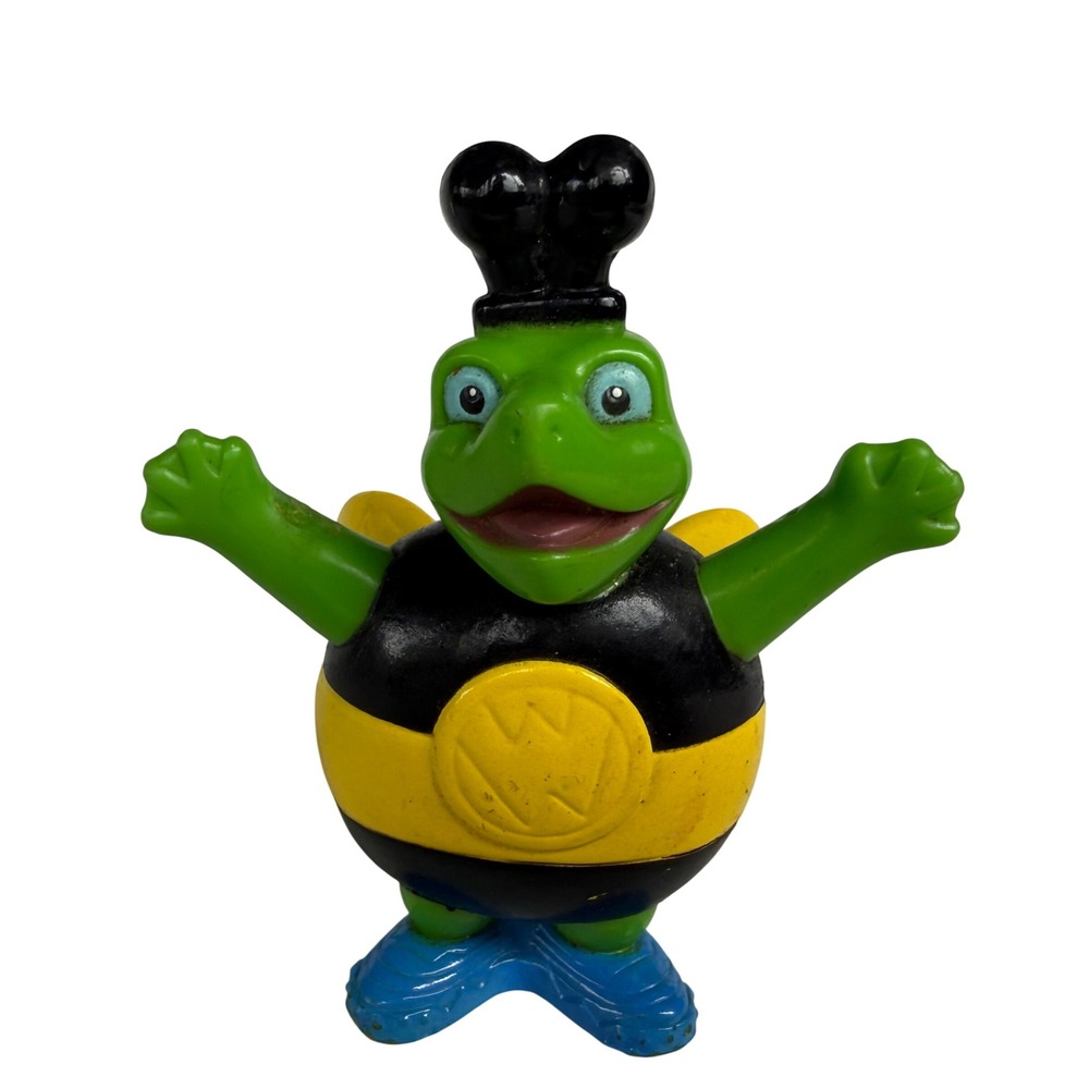 Vintage 2007 Mattel Wonder Pets Tuck the Turtle Bee PVC Figure 3 Inch Nick Jr